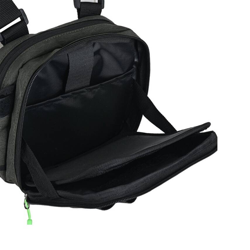Fujin Tactical Vest Khaki Balıkçı Çantası - 4