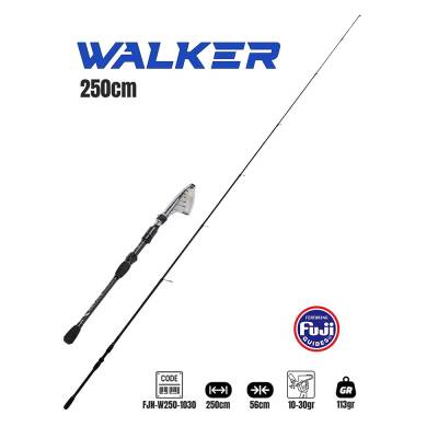 Fujin Walker 250cm 10-30gr Teleskopik Spin Kamışı - 2