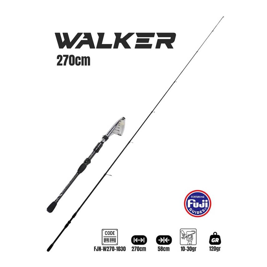 Fujin Walker 270cm 10-30gr Teleskopik Spin Kamışı - 2
