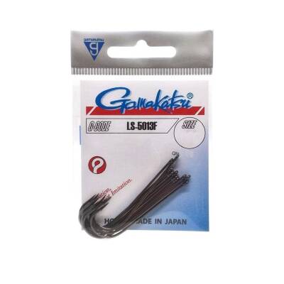Gamakatsu LS-5013F Uzun Saplı Siyah Olta İğnesi - 3