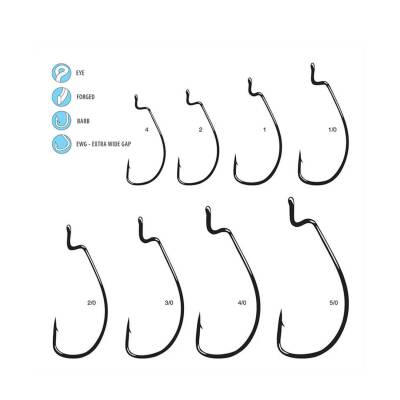 Gamakatsu Worm Offset Ewg Olta İğnesi - 3