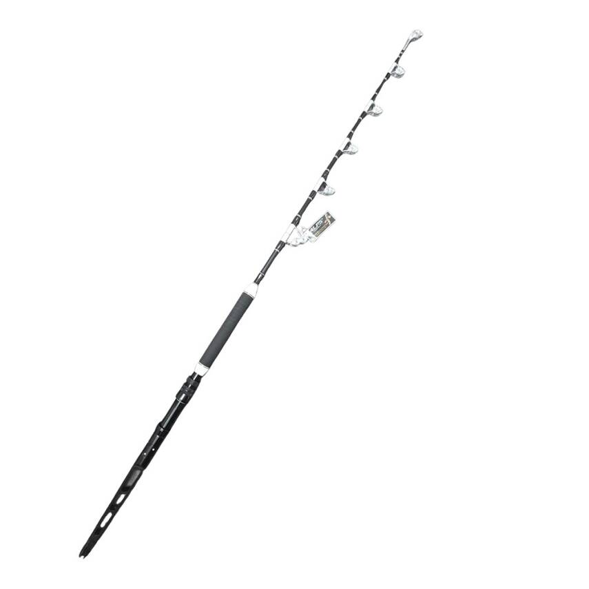 HB Custom Horizon Bluefin Pro X 80-150 Lb Ayarlanabilir Eğri Boyun Orkinos Kamışı - 1