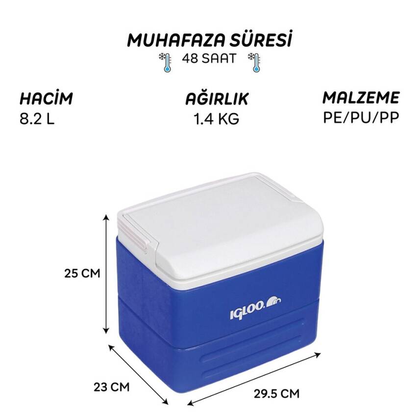Igloo EliteCore 8.2 Lt Mavi Buzluk - 3