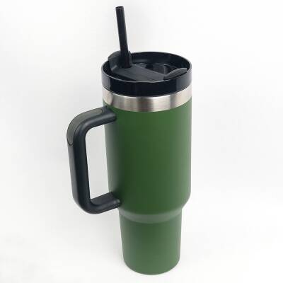 Igloo Stadler Thermo-Mug 1.2 Lt Haki-Siyah Pipetli Termos