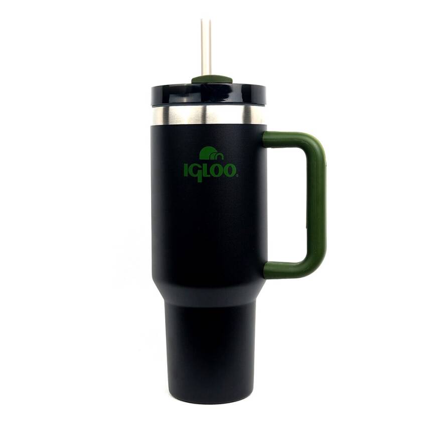Igloo Stadler Thermo-Mug 1.2 Lt Siyah-Haki Pipetli Termos - 1