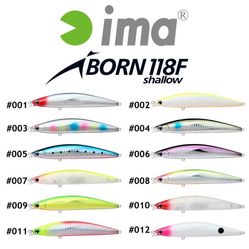 ima iBorn 118F Shallow Floating 19gr Maket Yem - 1