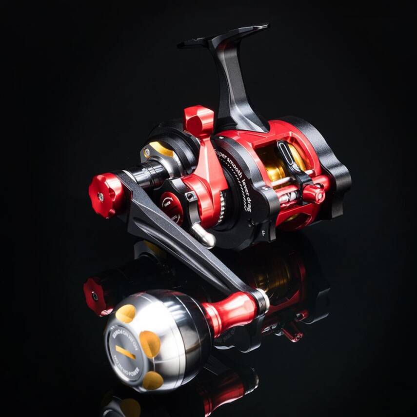 Jigging Master Underhead Gangster PE Micro (Sol Kol) Black Red Jig Olta Makinesi - 1
