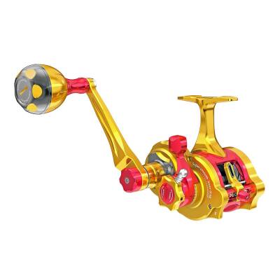 Jigging Master Underhead Gangster PE Micro (Sol Kol) Gold Red Jig Olta Makinesi - 2