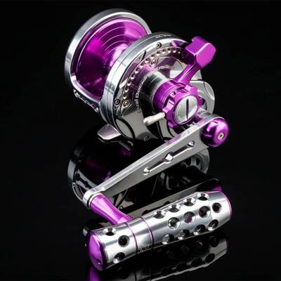Jigging Master Monster Game PE3 Turbo Knob (Sağ Kol) Titanium Purple Jig Olta Makinesi