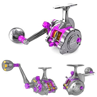 Jigging Master Underhead Gangster PE Micro (Sol Kol) Titanium Purple Olta Makinesi - 2