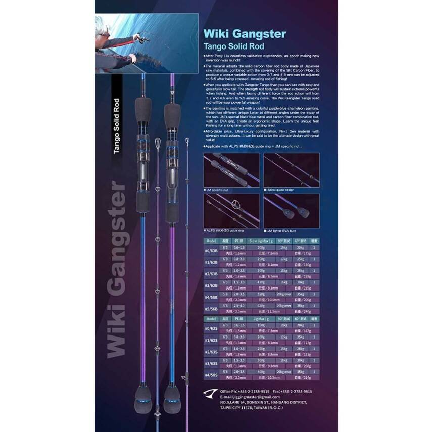 Jigging Master Wiki Gangster Tango Solid 2B 190cm 300gr (Tetikli) Jig Olta Kamışı - 2