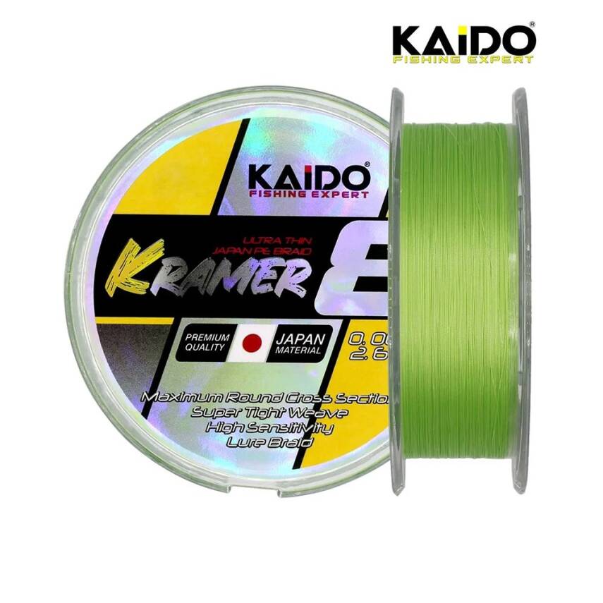Kaido Kramer Japan 8x 250m Lime Green İp Misina - 1