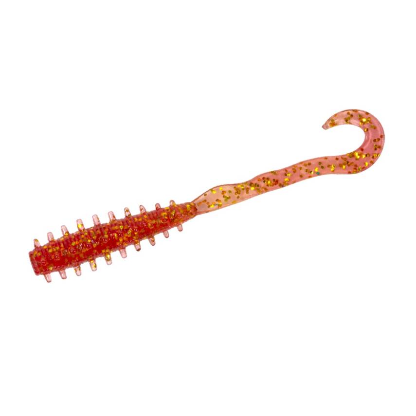 Major Craft Red Back Curly Worm Tai Rubber ve LRF Silikon Yem - 6