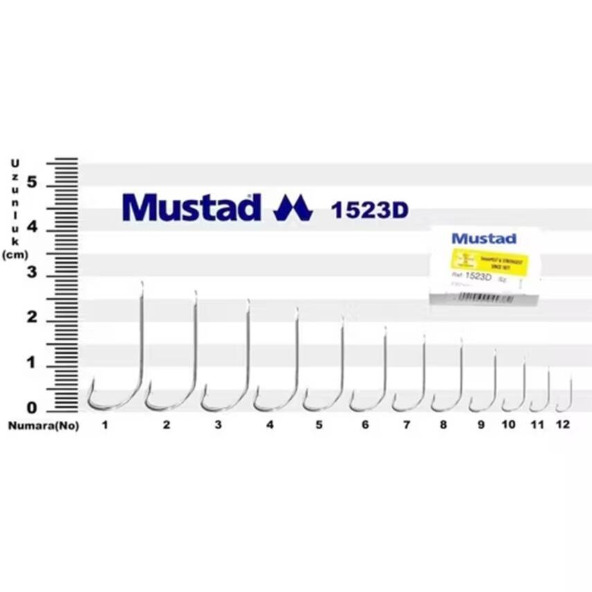 Mustad 1523 Olta İğnesi 100 Adet - 2