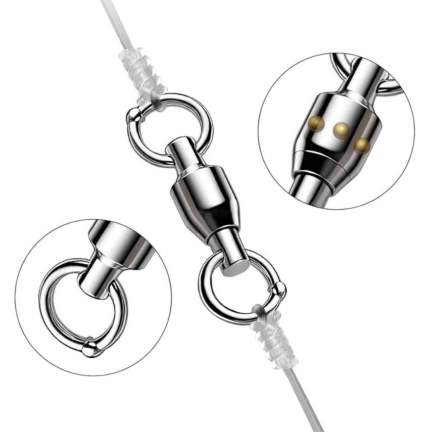 NT Swivel R.RYB3 Çift Halkalı Rulmanlı Big Game Fırdöndü - 1