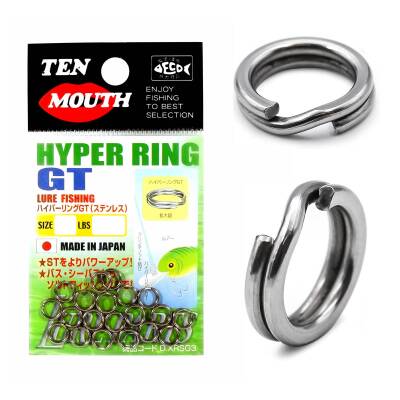 NT Swivel TenMouth Hyper Ring GT Paslanmaz Split Ring
