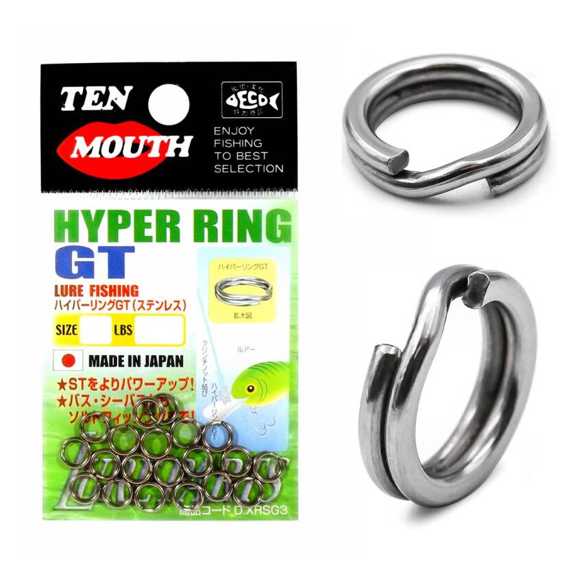 NT Swivel TenMouth Hyper Ring GT Paslanmaz Split Ring - 1