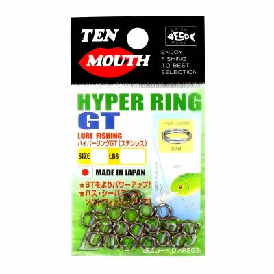 NT Swivel TenMouth Hyper Ring GT Paslanmaz Split Ring - 6