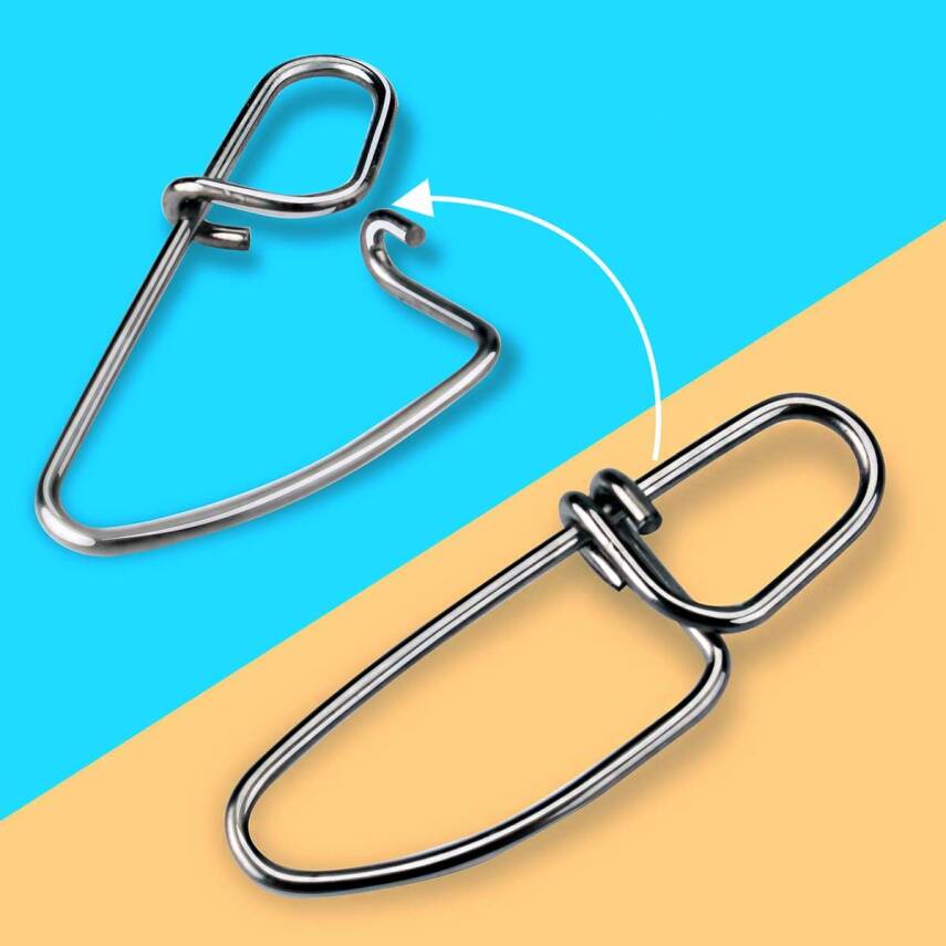 NT Swivel TenMouth Twin Lock Snap LRF ve Spin Klipsi - 3
