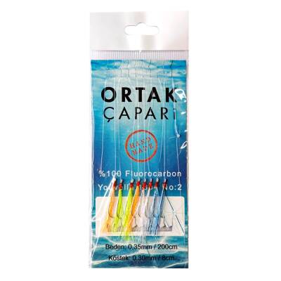Ortak Çapari Youvella iğne 8 Köstek %100 Fluorocarbon Çapari - 7