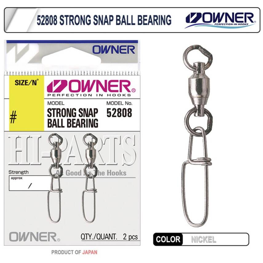 Owner 52808 Strong Snap Rulmanlı Klipsli Fırdöndü - 1