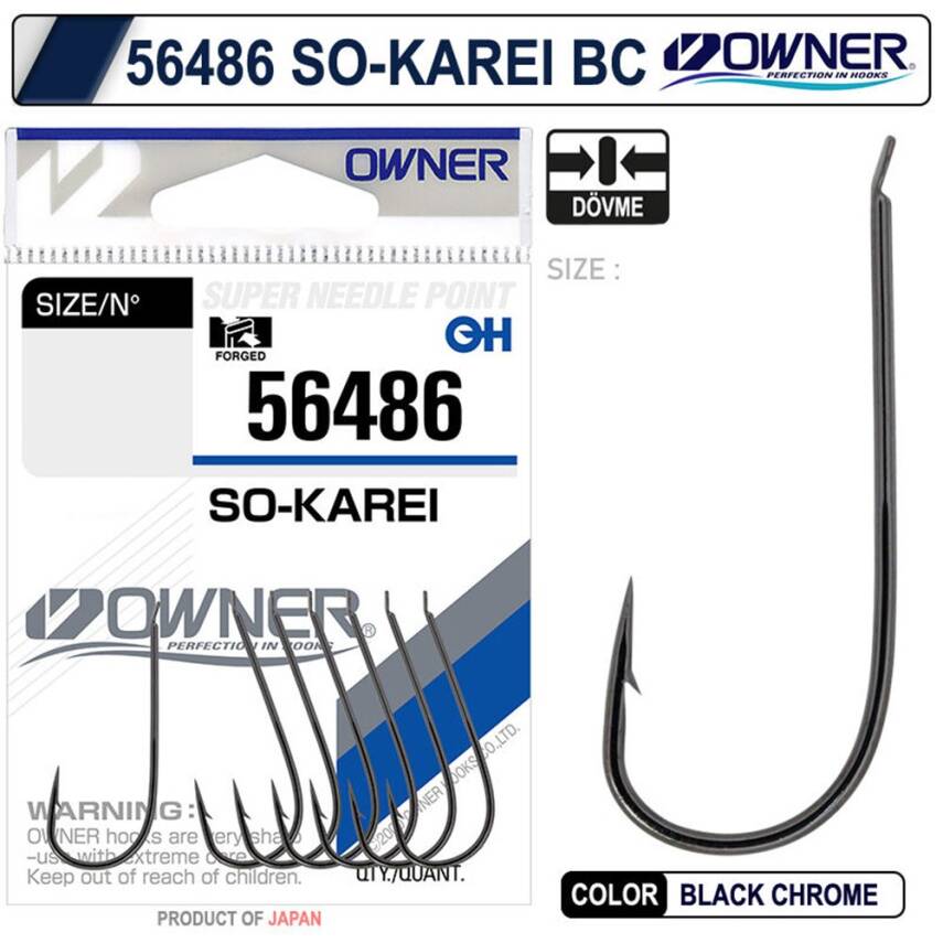 Owner 56486 SO-Karei Black Chrome İğne - 1