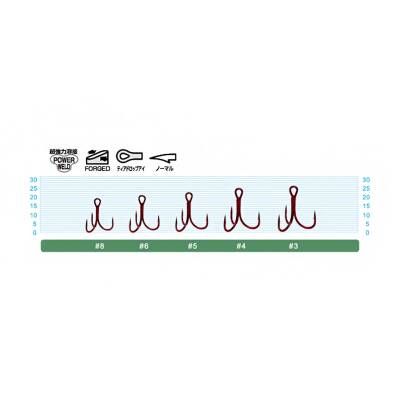 Owner Cultiva ST-46 Stinger Triple Red Üçlü İğne - 5