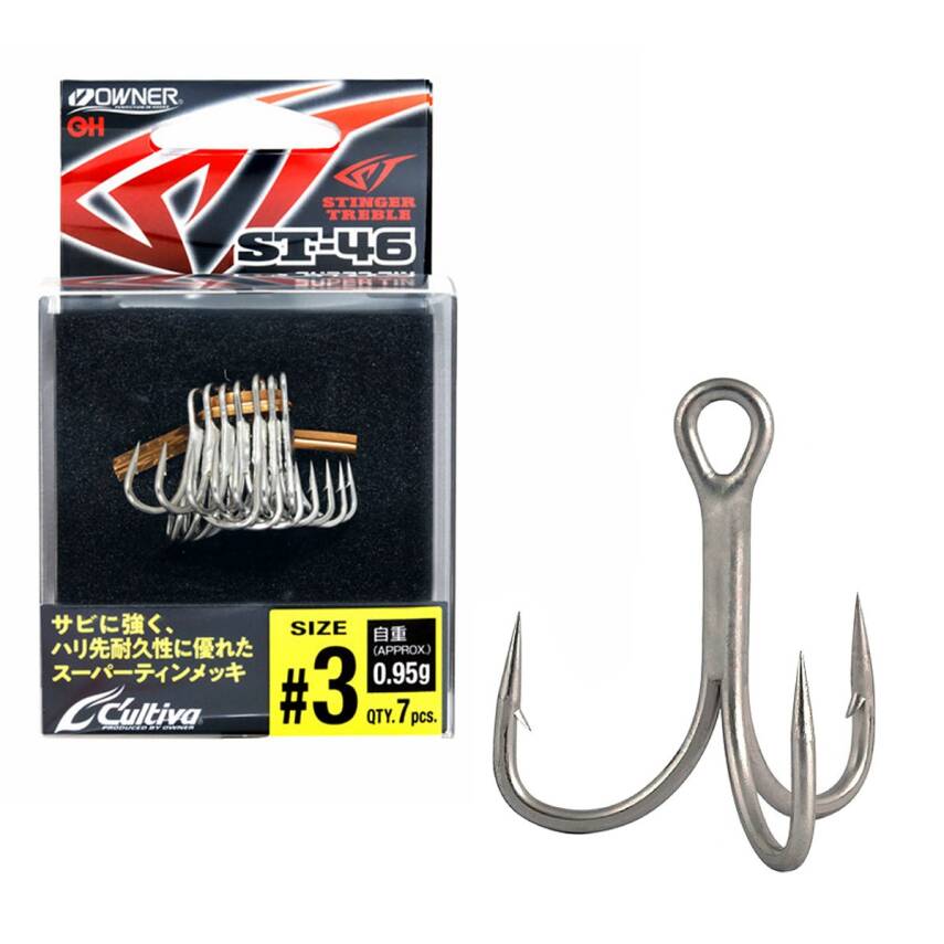 Owner Cultiva ST-46 Super Tin Stinger Triple Üçlü İğne - 1