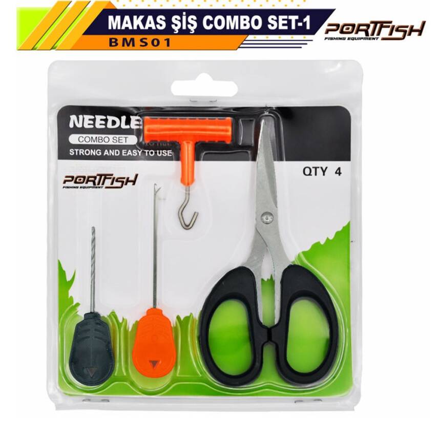 Portfish Boili Makas Şiş Combo Seti 4 lü - 1