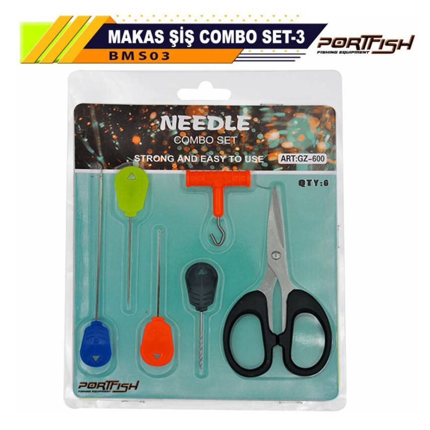 Portfish Boili Makas Şiş Combo Seti 6 lı - 1