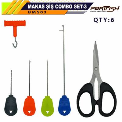 Portfish Boili Makas Şiş Combo Seti 6 lı - 2