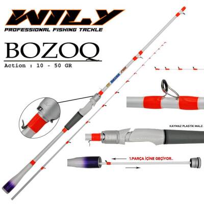 Wily Portfish Bozoq 150cm 10-50gr Tekne-Bot Kamışı - 2