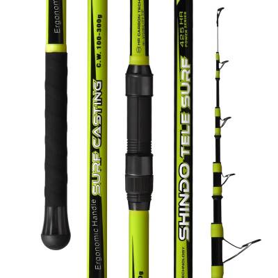 Ryobi Shindo 425cm 100-300gr Teleskobik Olta Kamışı - 2