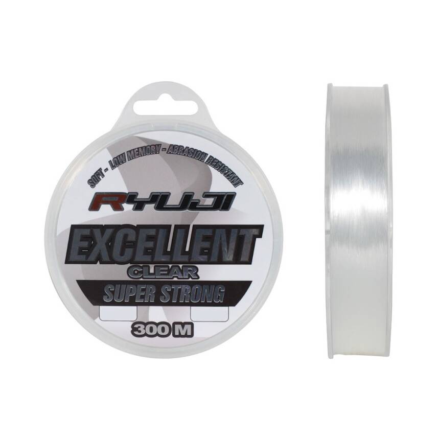 Ryuji Excellent 300mt Clear Monofilament Misina - 1