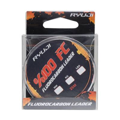 Ryuji Fluoro Carbon 25 M Shock Leader Misina