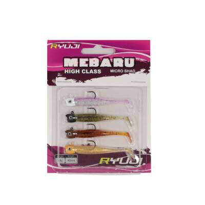 Ryuji Mebaru Micro Shad 65mm 3.8gr Natural Mix Silikon Yem