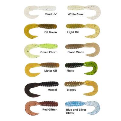 Ryuji Swim Worm 5.5cm Kokulu Silikon Yem
