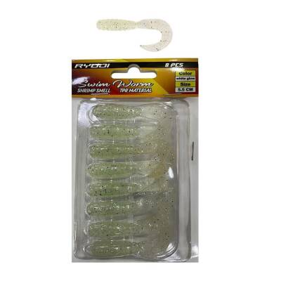 Ryuji Swim Worm 5.5cm Kokulu Silikon Yem - 8