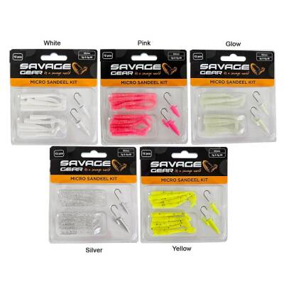 Savage Gear Micro Sandeel Kit (12 Adet) Lrf Silikon Yem