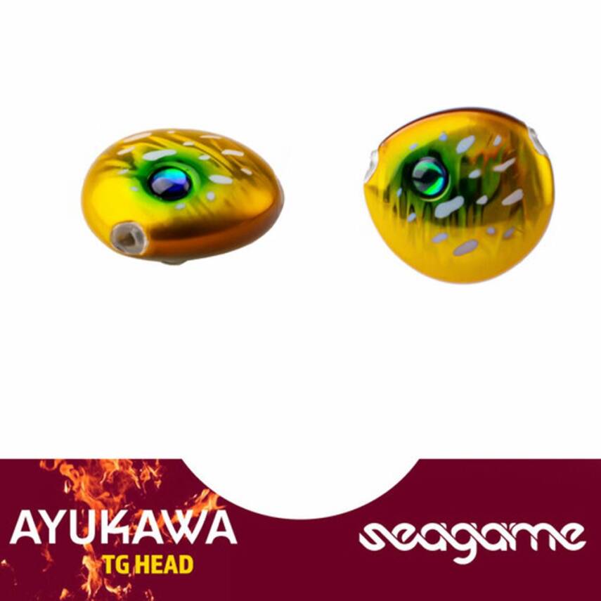 Seagame Ayukawa 60gr Tungsten Tai Rubber Jig Yem - 6