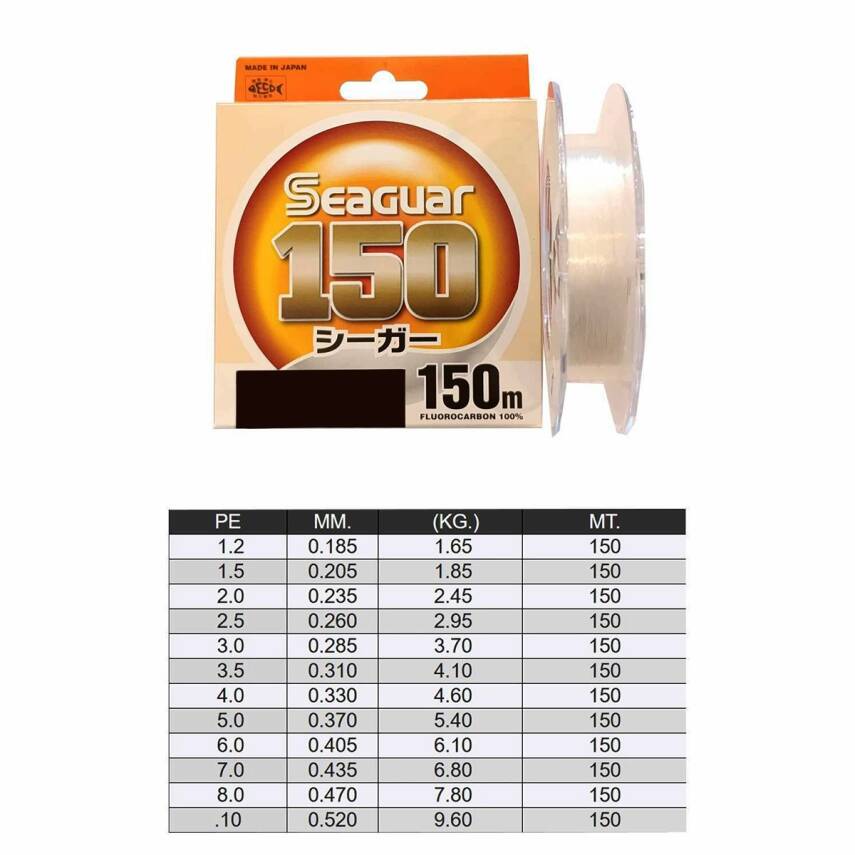 Seaguar 150 Metre %100 FluoroCarbon Misina - 2