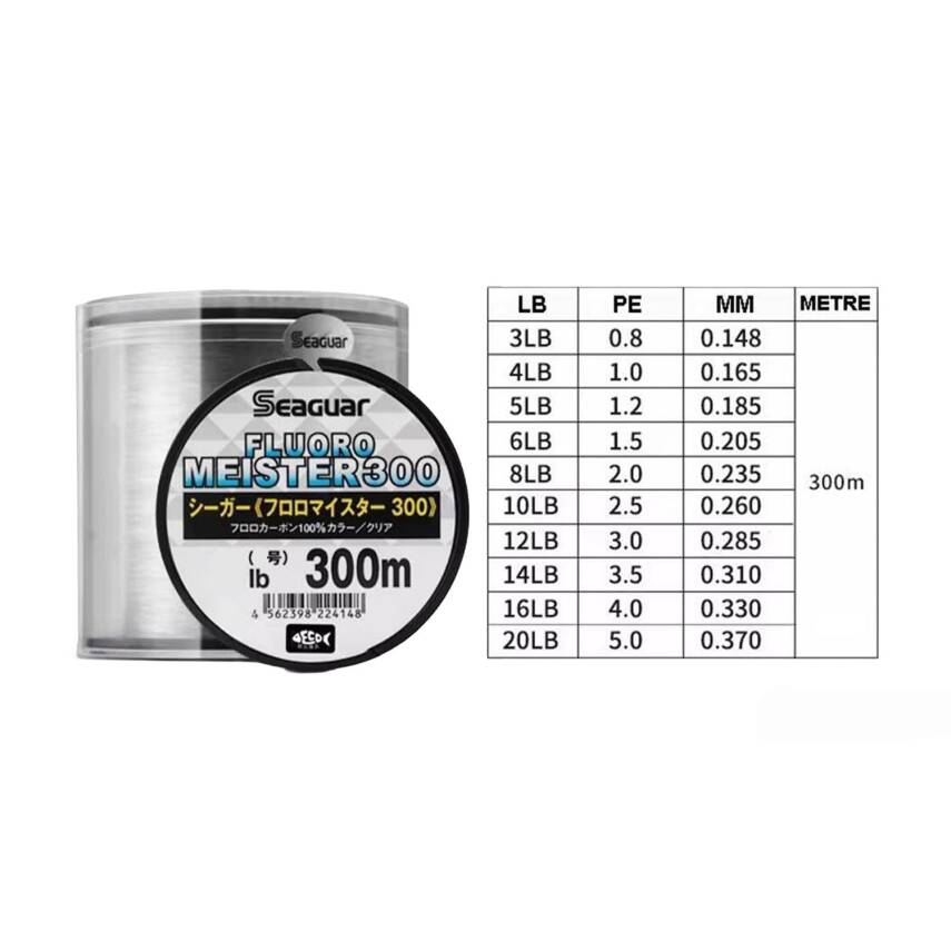 Seaguar Fluoro Meister 300mt Fluorocarbon Misina - 3