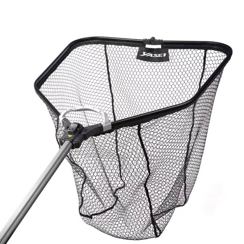 Shimano Yasei Medium Net Katlanabilir Kauçuk Balıkçı Kepçesi - 1