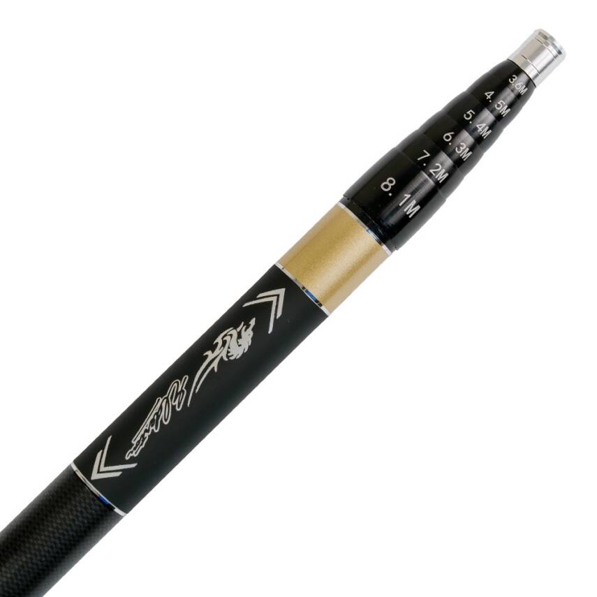 Shufa Bambu Karbon Ayarlanabilir 810cm Tele Pole Göl Kamışı - 2