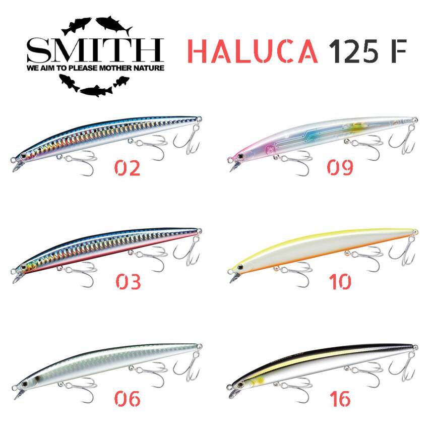 Smith Haluca 125 F 125mm 13.9gr Floating Maket Yem - 1
