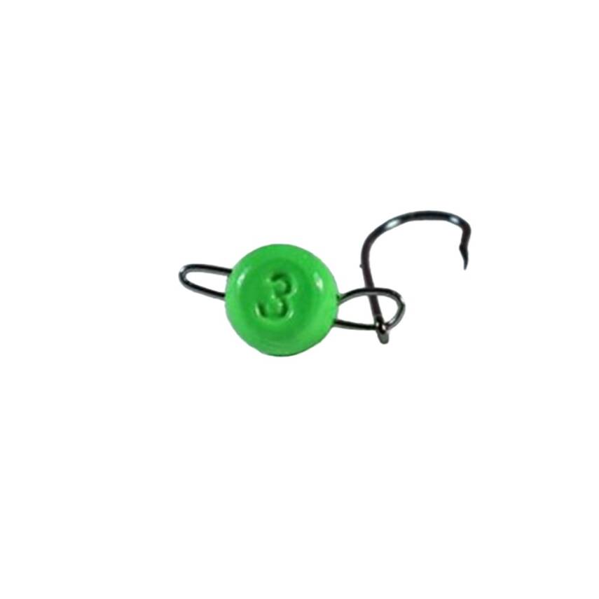 Spiinx Flash Head Mafsallı Yeşil UV Jighead - 2