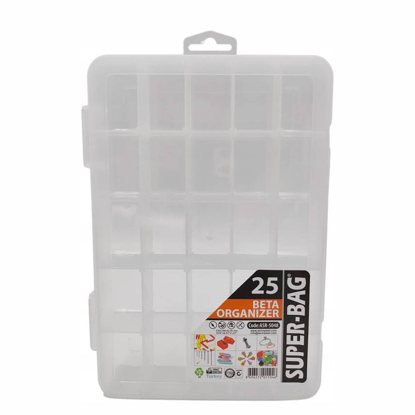 Super Bag Lure Box 25 Bölme Balıkçı Kutusu - 2