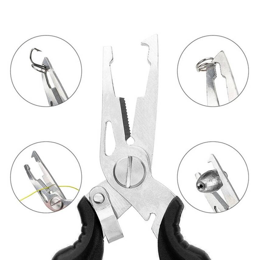 Bauer Balıkçı Aksesuar Seti Paslanmaz Pense ve Balık Tutucu Fish Grip - 4