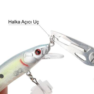 Bauer Balıkçı Pensesi Ve Yaylı Karabinalı Askı Aparatı - Kırmızı (Kitlenebilir Model) - 4