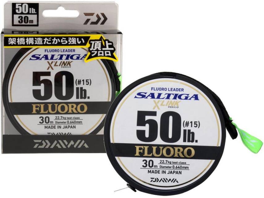 Daiwa Saltiga X Link 30m Fluorocarbon Misina - 1
